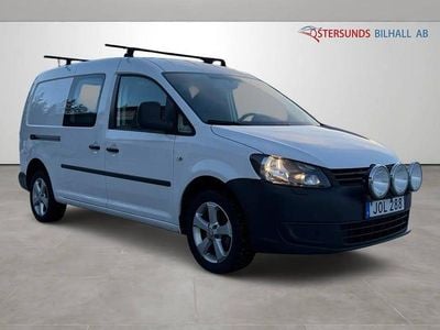 Vit Begagnad 2014 VW Caddy Maxi Minibuss | 159 900 kr (Dyr)