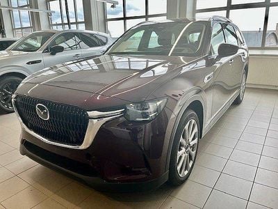 Begagnad Mazda CX-80 Exclusive-Line 327 HK (240 kW) 2024 Röd SUV