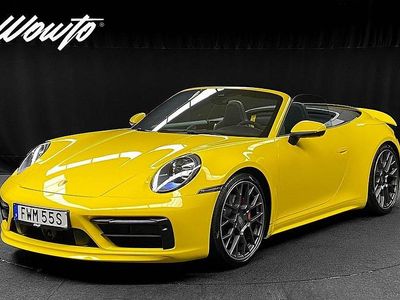 Begagnad Porsche 911 Carrera 4S Cabriolet 450 HK (330 kW) 2019 Gul Cab
