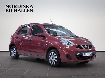Röd Begagnad 2015 Nissan Micra Halvkombi | 69 795 kr (Lite dyr)