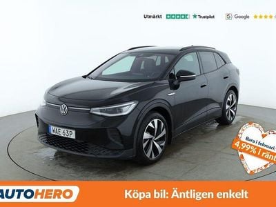 Svart Begagnad 2022 VW ID.4 Pro Performance SUV | 300 000 kr (Marknadspris)