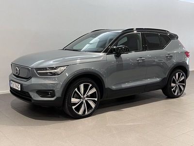 begagnad Volvo XC40 P8 AWD Recharge Pure Electric 2021 Grå