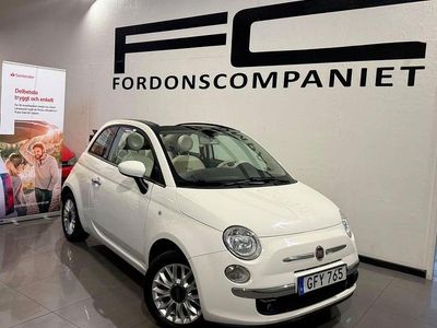Begagnad Fiat 500C Lounge 70 HK (51 kW) 2015 Vit Cab