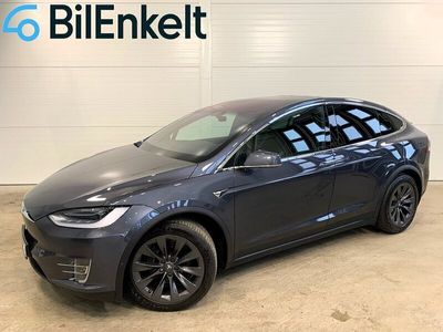 begagnad Tesla Model X 100D AWD Pano Luft Drag 2.5 AP 7-sits 20 2018, SUV