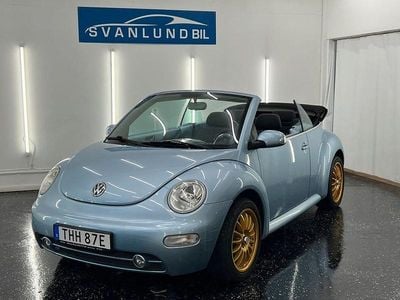 Begagnad VW New Beetle 75 HK (55 kW) 2003 Blå Halvkombi
