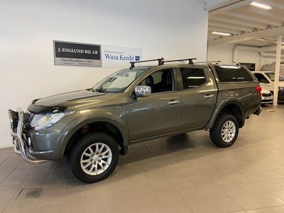 begagnad Mitsubishi L200 Dubbelhytt 2.4DI-D 4WD Kåpa Navi B-kamera