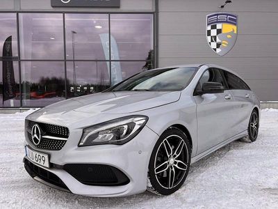 Silver Begagnad 2017 Mercedes CLA220 Shooting Brake AMG Kombi | 199 900 kr (Marknadspris)