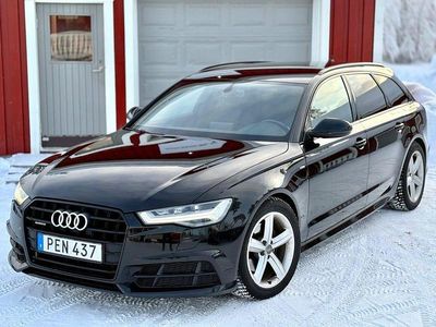 Svart Begagnad 2017 Audi A6 Ambition Kombi | 209 000 kr (Marknadspris)