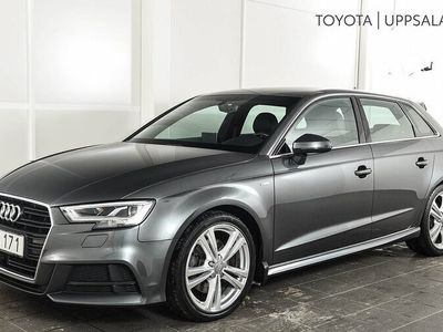 begagnad Audi A3 Sportback 2.0 TFSI quattro S Tronic S-Line 2018, Halvkombi