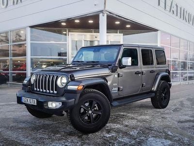 Begagnad Jeep Wrangler Unlimited Sahara 379 HK (278 kW) 2021 Grå SUV