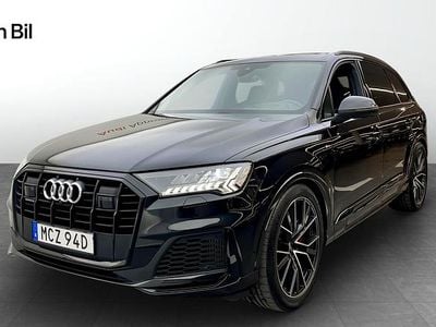 Orca black metallic Begagnad 2021 Audi Q7 S-Line SUV | 579 000 kr (Bra pris)
