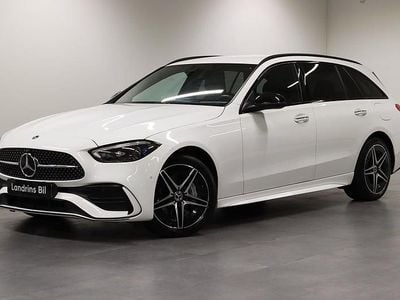 Begagnad Mercedes C300e AMG line 313 HK (230 kW) 2022 Vit Kombi