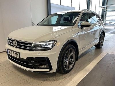 Begagnad VW Tiguan Allspace R-line 190 HK (139 kW) 2018 Vit SUV