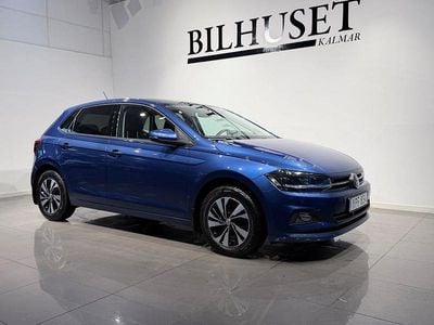 Begagnad VW Polo 95 HK (69 kW) 2018 Blå Halvkombi