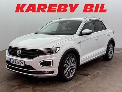 Vit Begagnad 2018 VW T-Roc R-line SUV | 214 800 kr (Marknadspris)