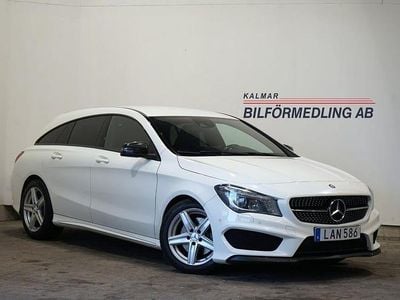 Vit Begagnad 2015 Mercedes CLA220 Shooting Brake AMG Kombi | 169 900 kr (Marknadspris)
