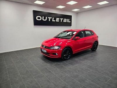 Begagnad VW Polo 95 HK (69 kW) 2019 Röd Halvkombi