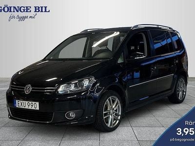 Svart Begagnad 2015 VW Touran GT Minibuss | 185 000 kr (Bra pris)