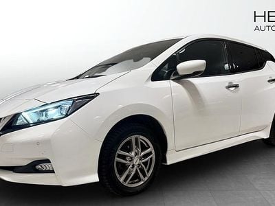 Svart Begagnad 2021 Nissan Leaf N-Connecta Halvkombi | 189 900 kr (Bra pris)