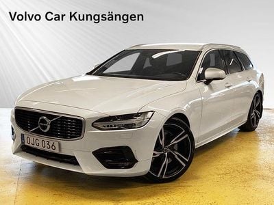 Begagnad Volvo V90 R-Design 253 HK (186 kW) 2018 Vit Kombi