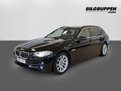 Svart Begagnad 2017 BMW 520 Kombi | 169 900 kr (Bra pris)