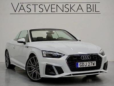 Vit Begagnad 2022 Audi A5 Cabriolet S-Line Cab | 499 000 kr
