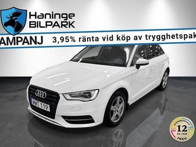 Vit Begagnad 2014 Audi A3 Sportback Halvkombi | 119 900 kr (Marknadspris)