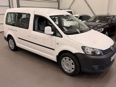 Vit Begagnad 2011 VW Caddy Maxi Life Life Minibuss | 119 900 kr (Lite dyr)