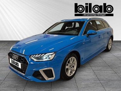 Begagnad Audi A4 S-Line 204 HK (150 kW) 2021 Turboblå Kombi