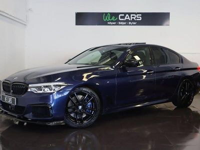 Mörkblå (blå) Begagnad 2017 BMW M550 Sedan | 369 900 kr (Dyr)
