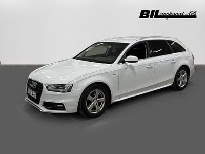 Begagnad Audi A4 S-Line 150 HK (110 kW) 2014 Vit Kombi