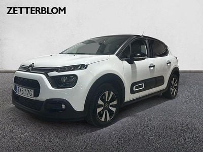 Vit Begagnad 2022 Citroën C3 PureTech Halvkombi | 169 900 kr (Marknadspris)