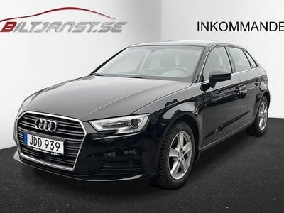 Begagnad Audi A3 Sportback 2017 Svart Halvkombi