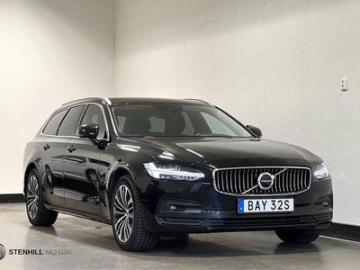Svart (svart metallic) Begagnad 2021 Volvo V90 Momentum Kombi | 259 900 kr (Marknadspris)