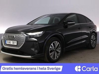Svart Begagnad 2023 Audi Q4 Sportback e-tron Advanced SUV | 366 900 kr (Marknadspris)