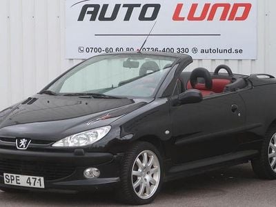Begagnad Peugeot 206 CC 136 HK (100 kW) 2001 Svart Cab