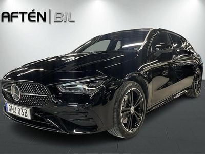 Svart Begagnad 2024 Mercedes CLA250e Shooting Brake AMG line Kombi | 419 900 kr (Lite dyr)