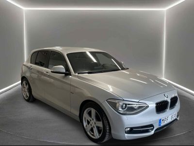 begagnad BMW 120 d Steptronic Sport line 184hk/ Nyservad