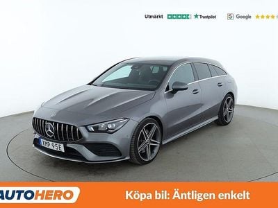 Mörkgrå (grå) Begagnad 2022 Mercedes CLA200 Shooting Brake AMG line Kombi | 302 000 kr (Superpris)