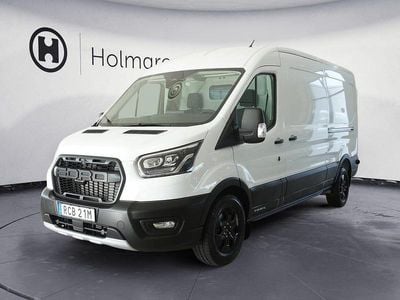 Frozen white Ny 2025 Ford Transit Trend Pickup | 554 750 kr (Bra pris)