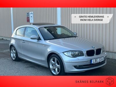 begagnad BMW 120 i 3-dörrars Advantage Euro 4, Taklucka, Ny servad