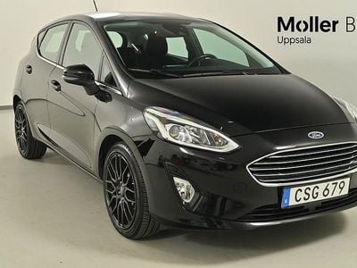 Svart Begagnad 2018 Ford Fiesta Titanium Halvkombi | 119 000 kr (Marknadspris)