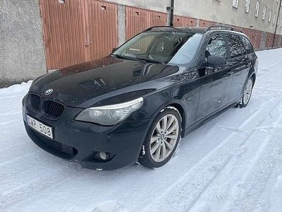 Svart Begagnad 2007 BMW 525 Advantage Kombi | 34 900 kr (Superpris)