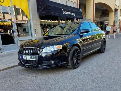 Svart Begagnad 2007 Audi A4 S-Line Sedan | 83 500 kr (Dyr)