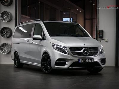 Silver Begagnad 2021 Mercedes V300 AMG Minibuss | 599 900 kr (Lite dyr)