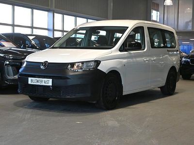 Vit Begagnad 2022 VW Caddy Maxi Life Life Minibuss | 349 000 kr