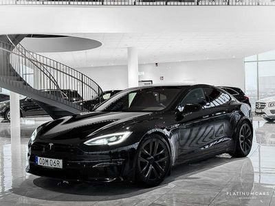 Begagnad Tesla Model S Plaid 759 kW (1033 HK) 2022 Svart Halvkombi