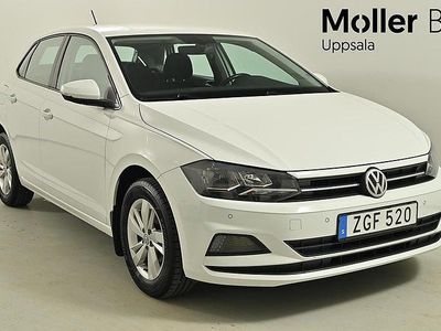 Pure white Begagnad 2018 VW Polo Comfortline Halvkombi | 139 900 kr (Marknadspris)