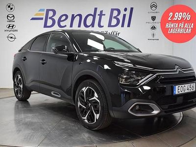 Svart Begagnad 2023 Citroën C4 PureTech Halvkombi | 214 500 kr (Marknadspris)