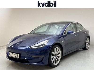 Blå Begagnad 2019 Tesla Model 3 Long Range AWD Sedan | 185 000 kr (Bra pris)